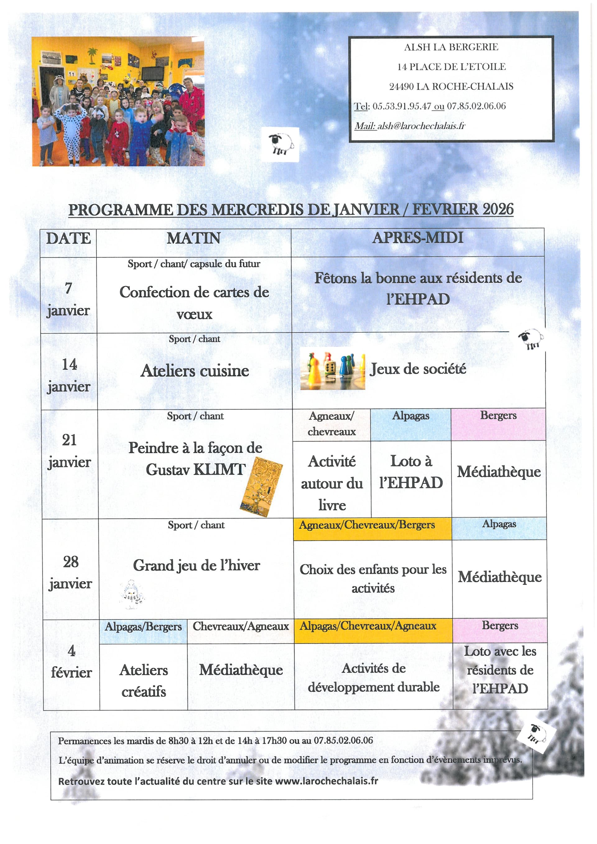 bergerie programme 2025